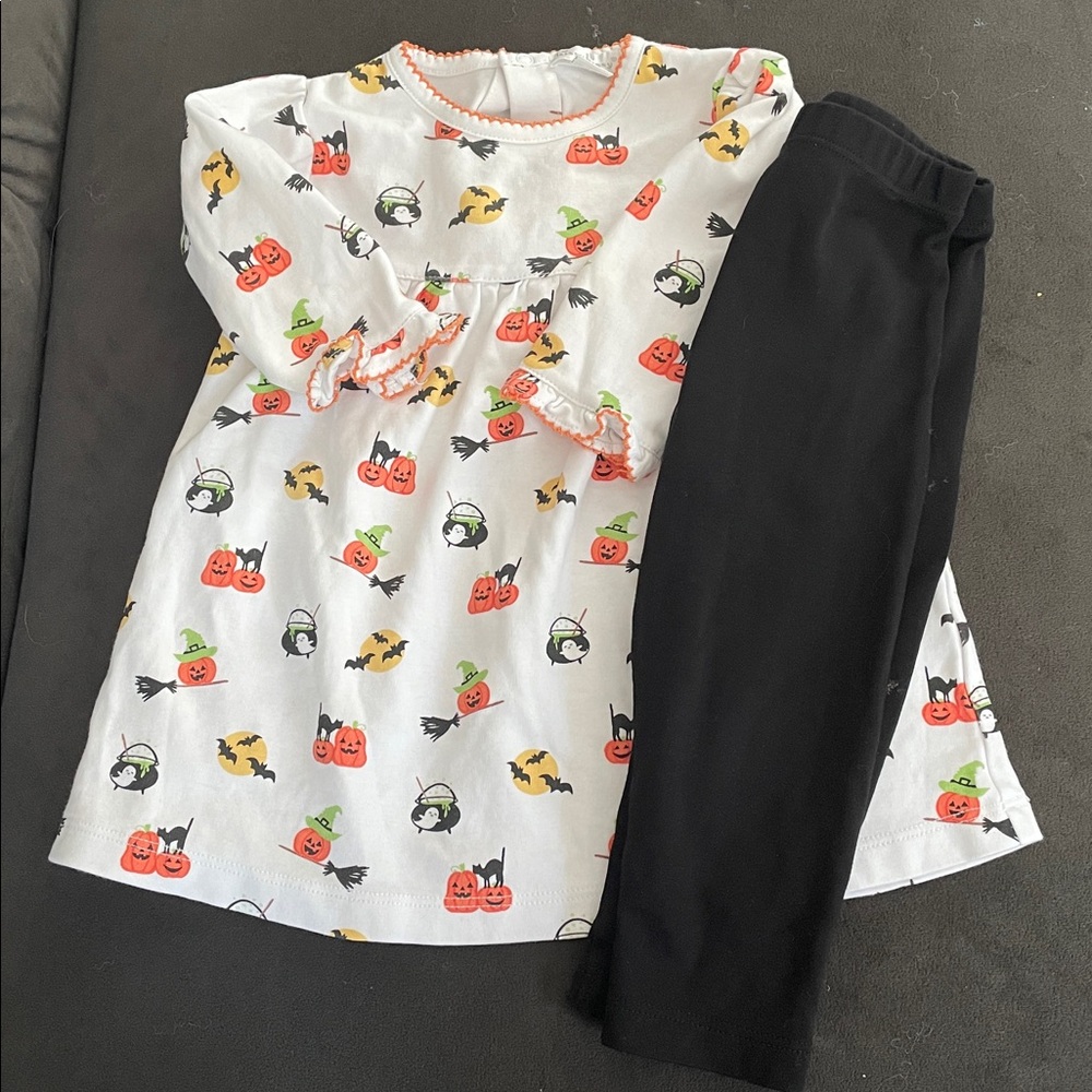 Kissy Kissy White Halloween Print Set